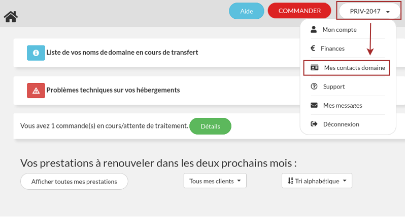 créer un compte client chez Domaine-CAhat