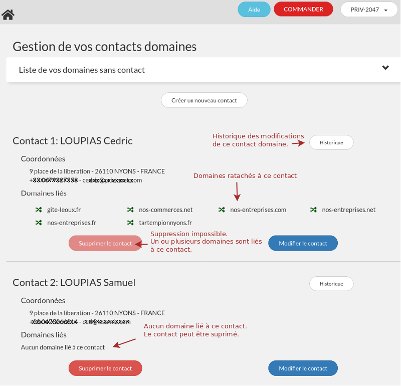 créer un compte client