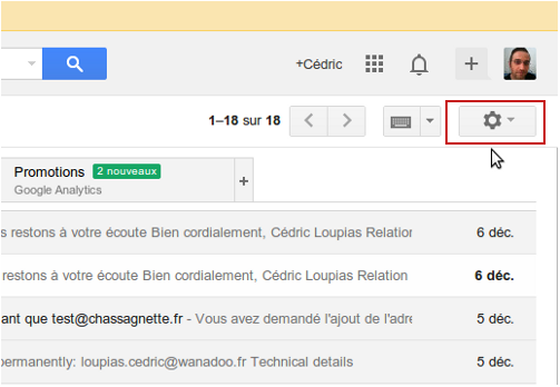 installer une adresse email sur Gmail