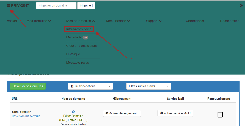 multi adresses email